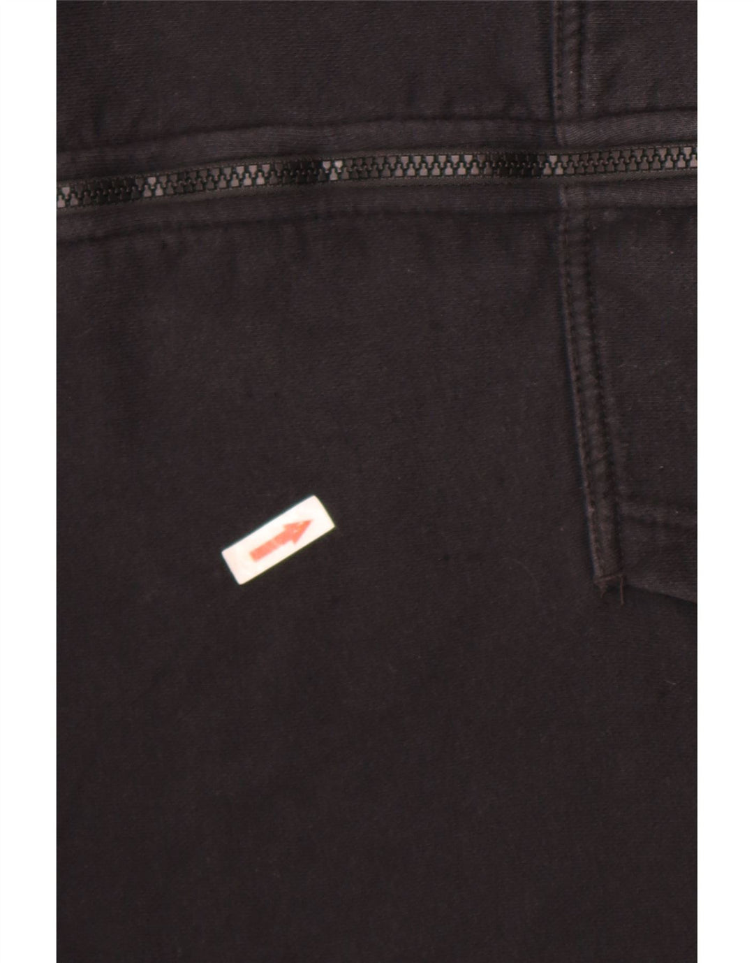 Pulover Nike pentru bărbați, cu fermoar, bumbac mediu negru