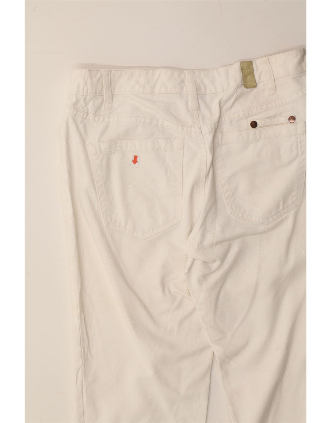 TOMMY HILFIGER Womens Hipster Cropped Jeans US 6 Medium W30 L24 White Vintage Tommy Hilfiger and Second-Hand Tommy Hilfiger from Messina Hembry 
