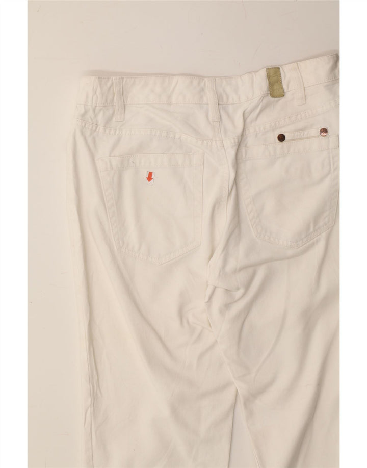 TOMMY HILFIGER Womens Hipster Cropped Jeans US 6 Medium W30 L24 White Vintage Tommy Hilfiger and Second-Hand Tommy Hilfiger from Messina Hembry 