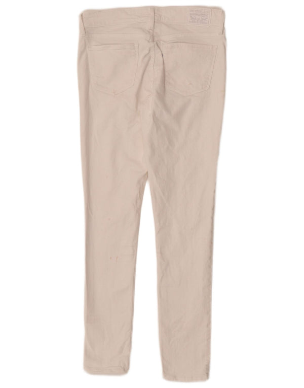 Blugi skinny Levi's 711 pentru femei W28 L30 bumbac alb