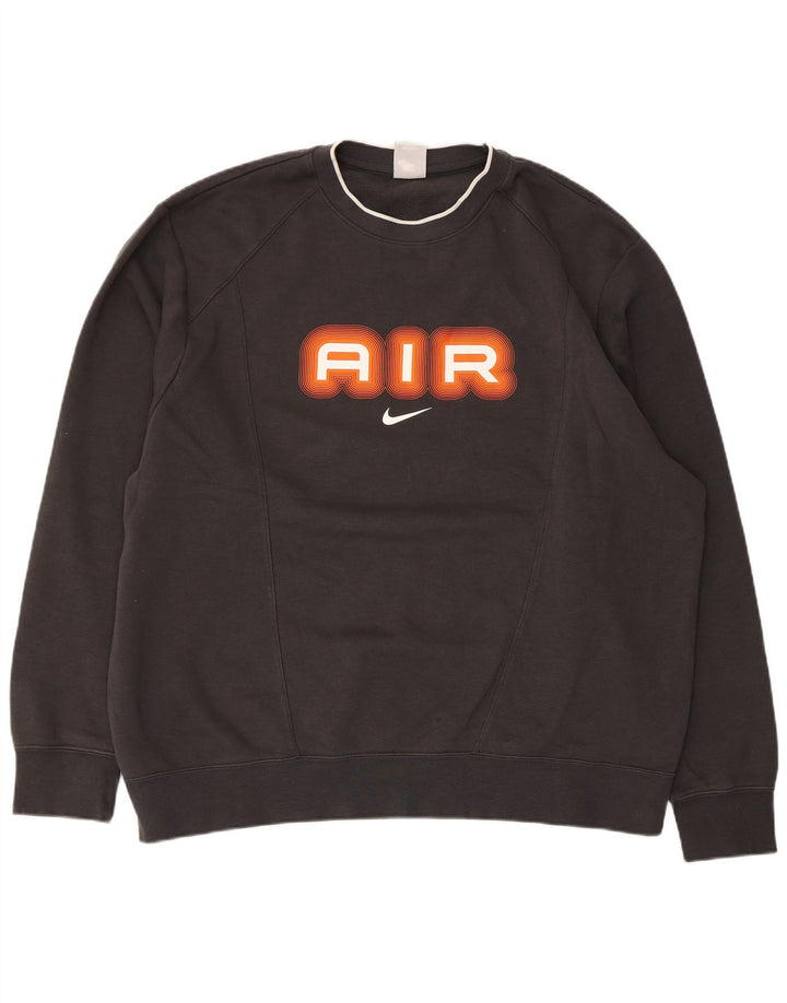 Hanorac grafic pentru bărbați Nike Jumper XL bumbac negru