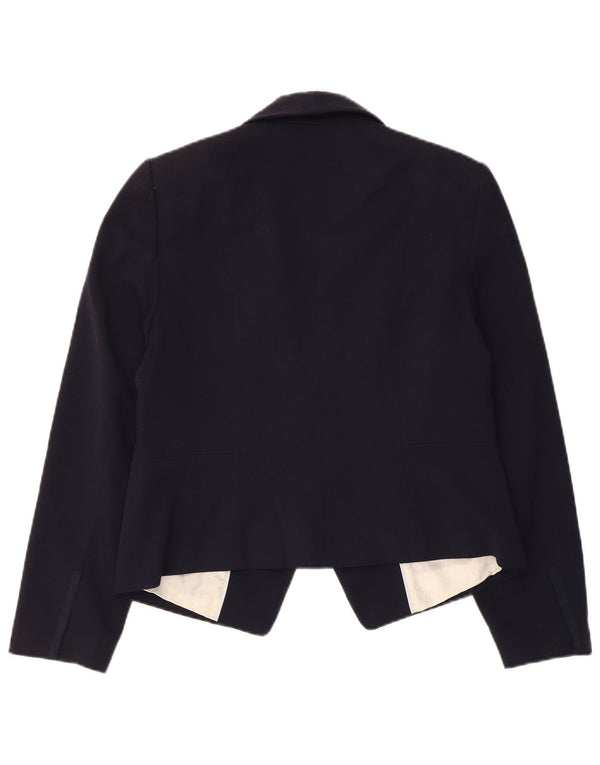 Marks & Spencer pentru femei Blazer Jacket UK 12 Medium Bleumarin Poliester