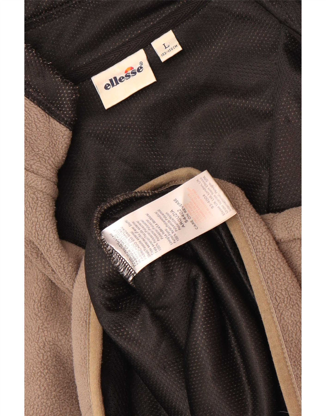 Jachetă fleece pentru băieți Ellesse 12-13 ani, mare, gri, poliester color bloc