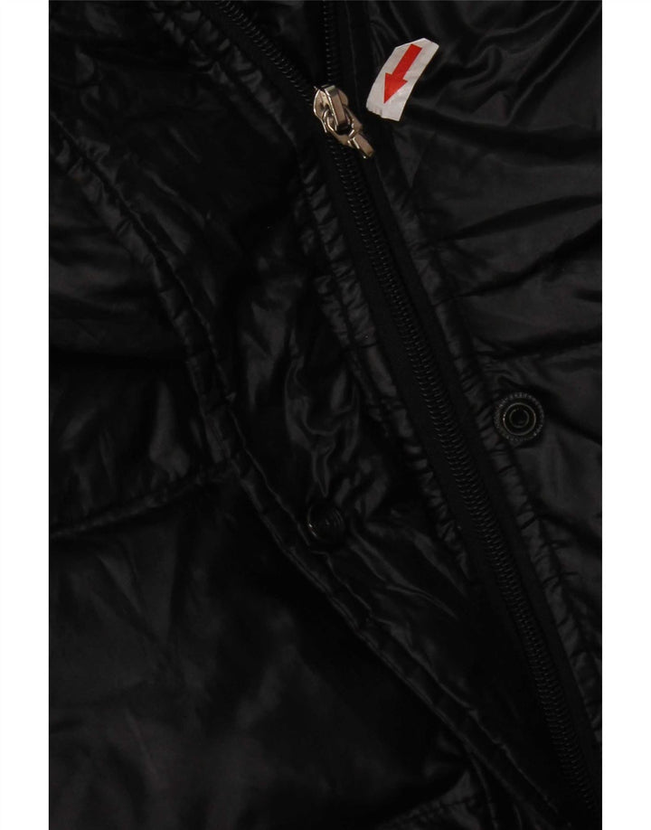 Palton căptușit pentru femei Asics UK 14 Medium Black Nylon
