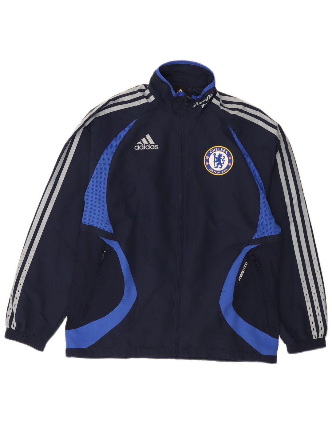 Jachetă de trening ADIDAS Chelsea FC pentru băieți 13-14 ani, bleumarin