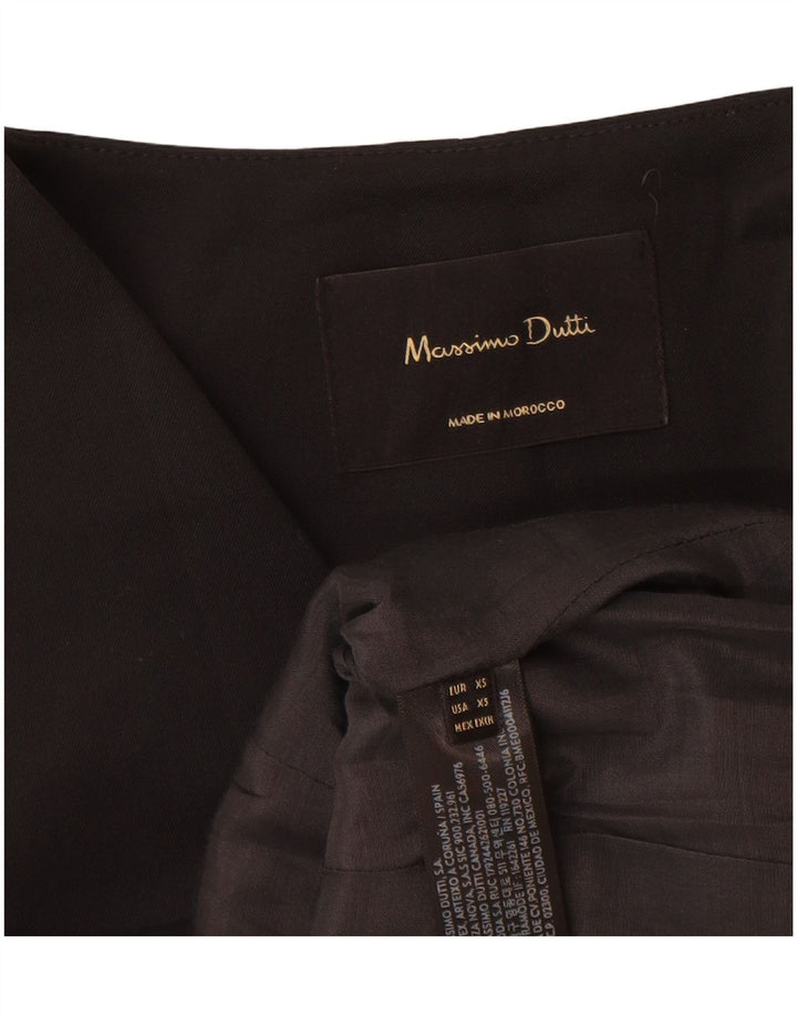 Massimo Dutti jachetă blazer fără mâneci pentru femei UK 6 XS poliester negru