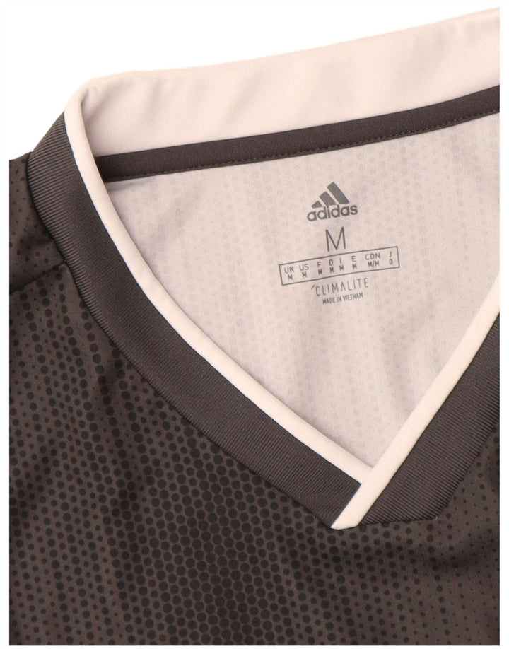 Tricou Adidas Climalite pentru bărbați Top Medium Gri Spotted