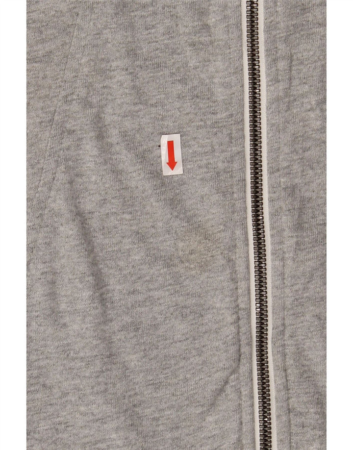 NIKE Womens Zip Hoodie Sweater UK 14 Medium Grey Polyester Vintage Nike and Second-Hand Nike from Messina Hembry 
