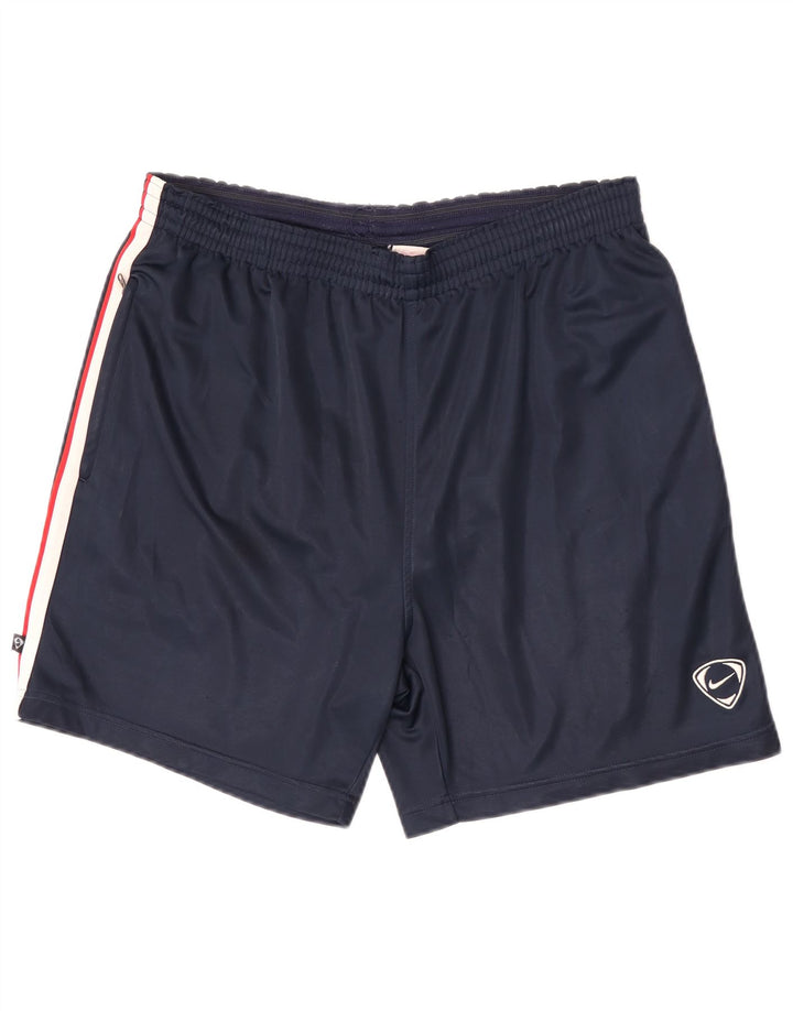 Pantaloni scurți sport Nike pentru bărbați, mari, bleumarin, poliester color bloc