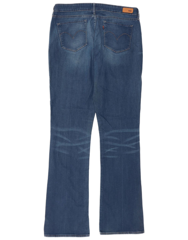Blugi Levi's Demi Curve cu talie medie Bootcut W32 L34, bumbac albastru