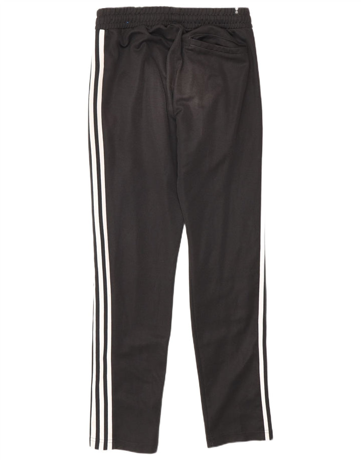 Pantaloni de trening Adidas pentru bărbați, bumbac mediu negru