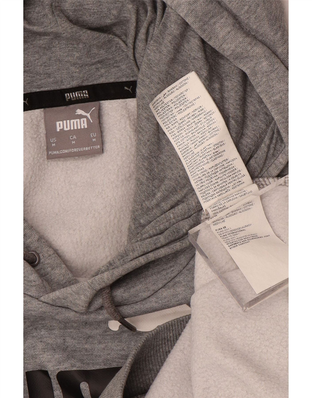 Pulover pentru bărbați PUMA Graphic Hoodie, bumbac, gri mediu