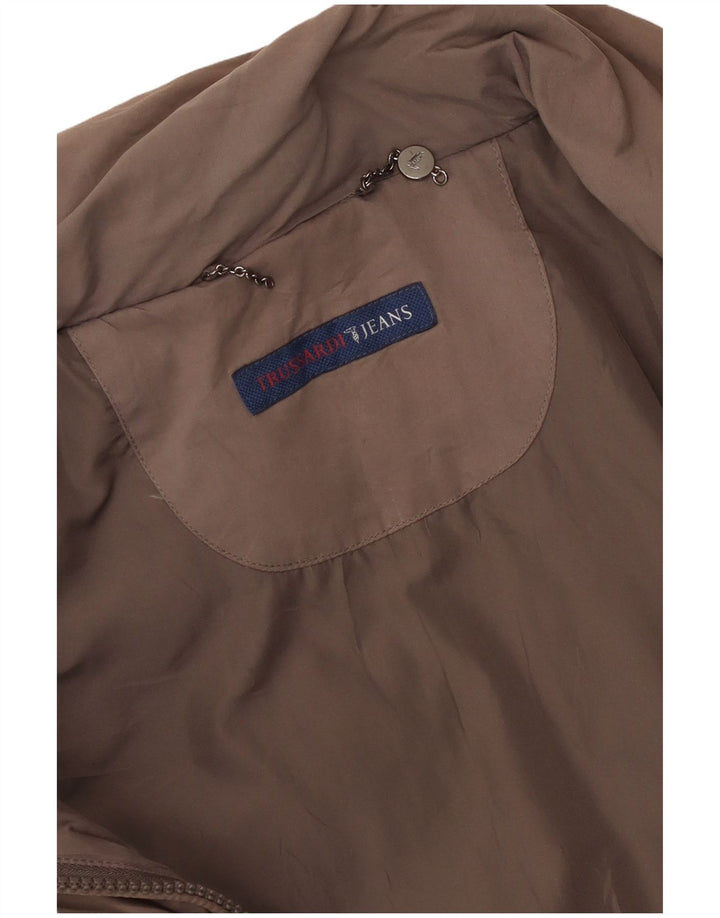 Jachetă căptușită pentru femei Trussardi Jeans UK 14 Bej mediu