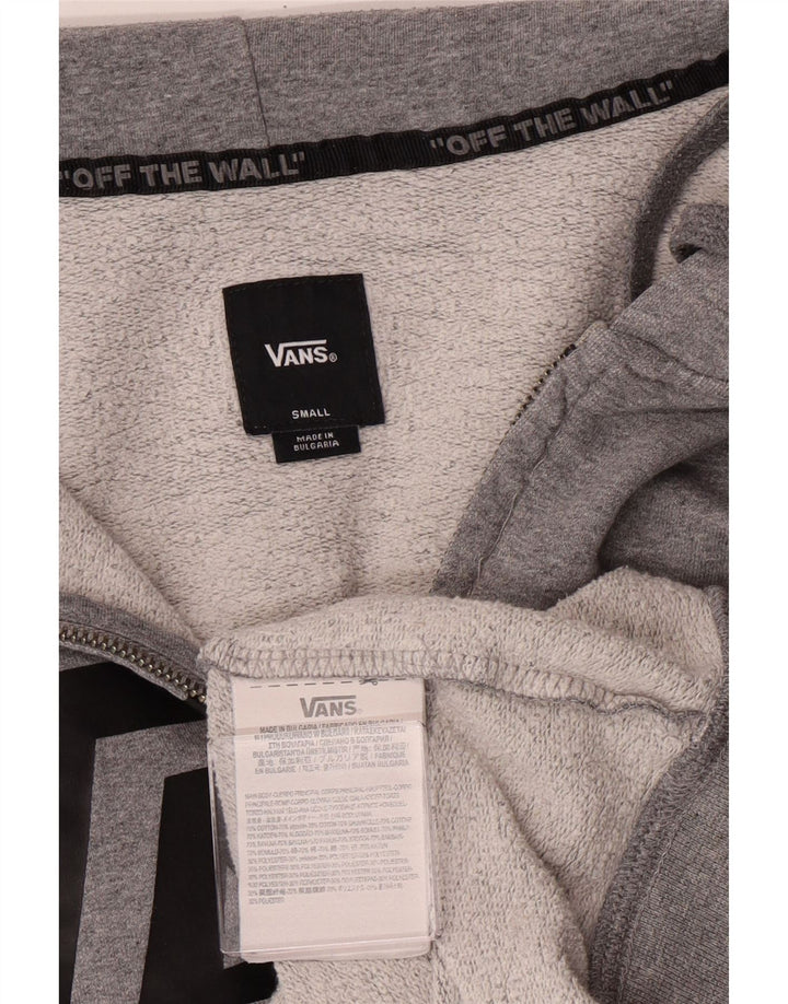 Pulover Vans Graphic Zip pentru bărbați, bumbac, gri mic