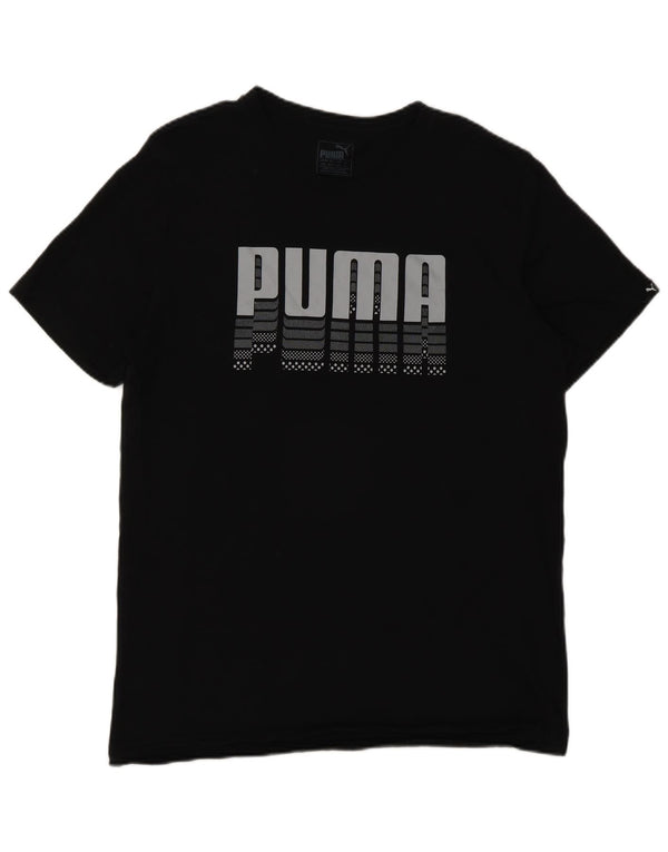 Tricou grafic Puma pentru bărbați Top Mediu Negru