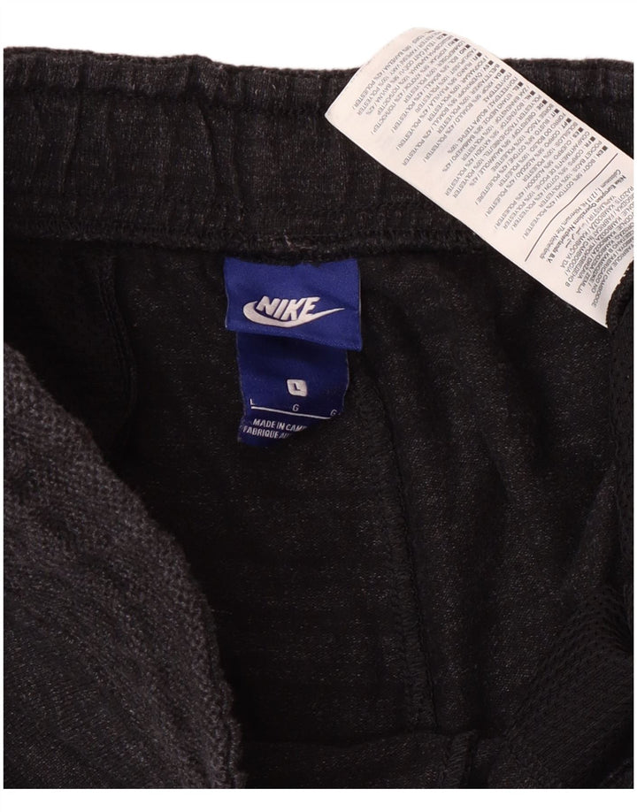 Pantaloni scurți sport Nike pentru bărbați, mari, gri, bumbac