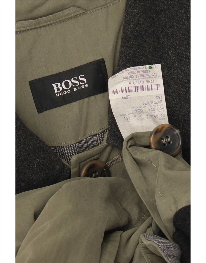 Palton pentru femei Hugo Boss EU 54 2XL bumbac kaki