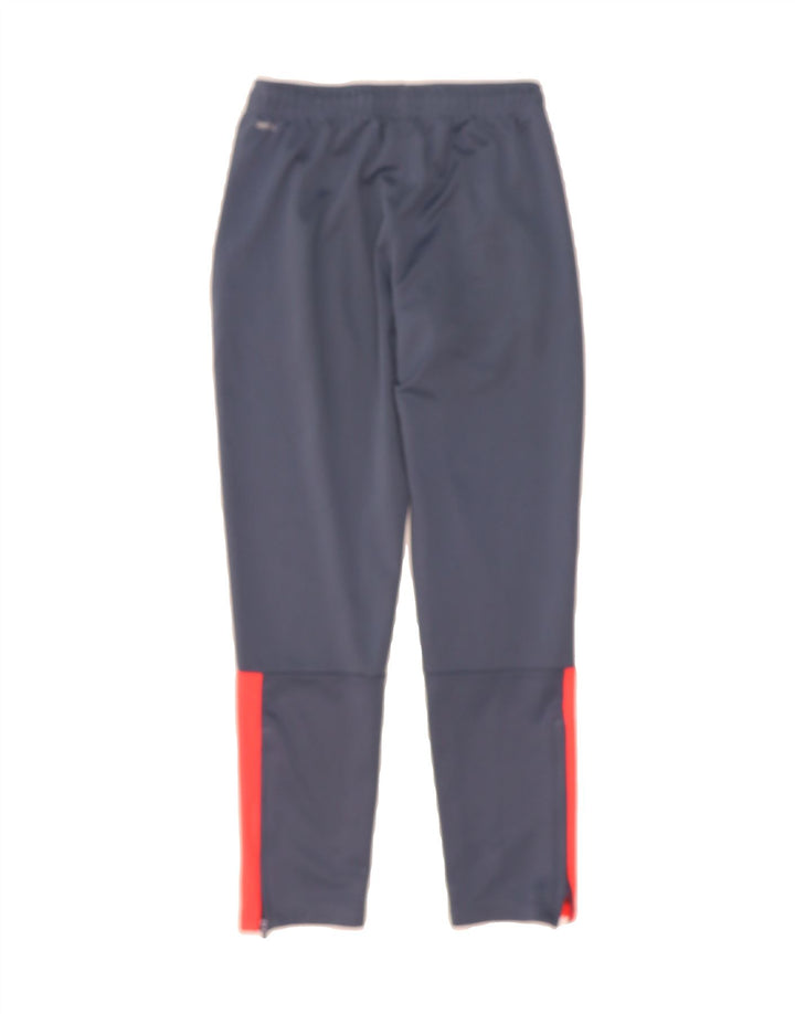 PUMA Boys Tracksuit Trousers 11-12 Years  Blue Colourblock Polyester Vintage Puma and Second-Hand Puma from Messina Hembry 