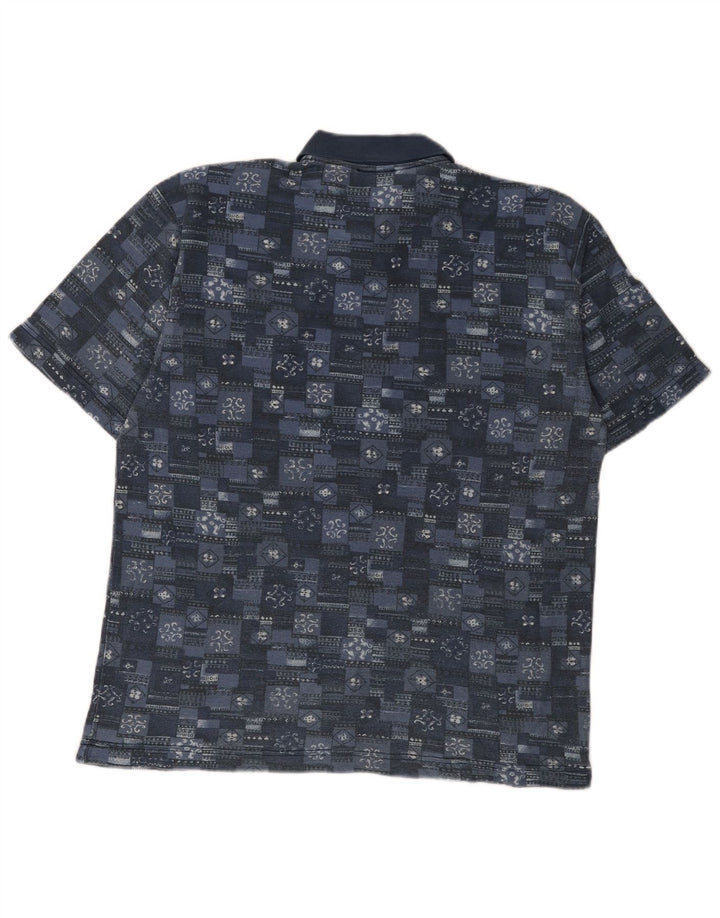 Tricou Polo Fila Bărbați IT 52 Large Blue Geometric