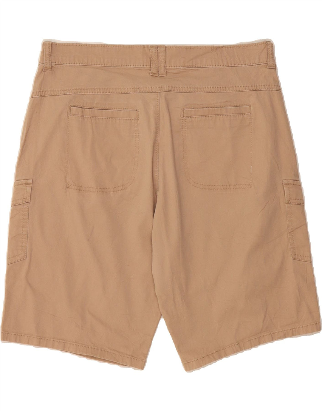 LEE Womens Mid Rise Cargo Shorts US 12 Large W34  Beige Cotton Vintage Lee and Second-Hand Lee from Messina Hembry 