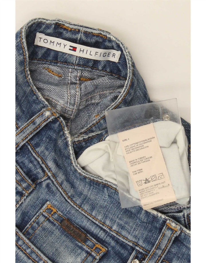 Blugi drepți distressed pentru femei Tommy Hilfiger US 4 Small W26 L33 Blue
