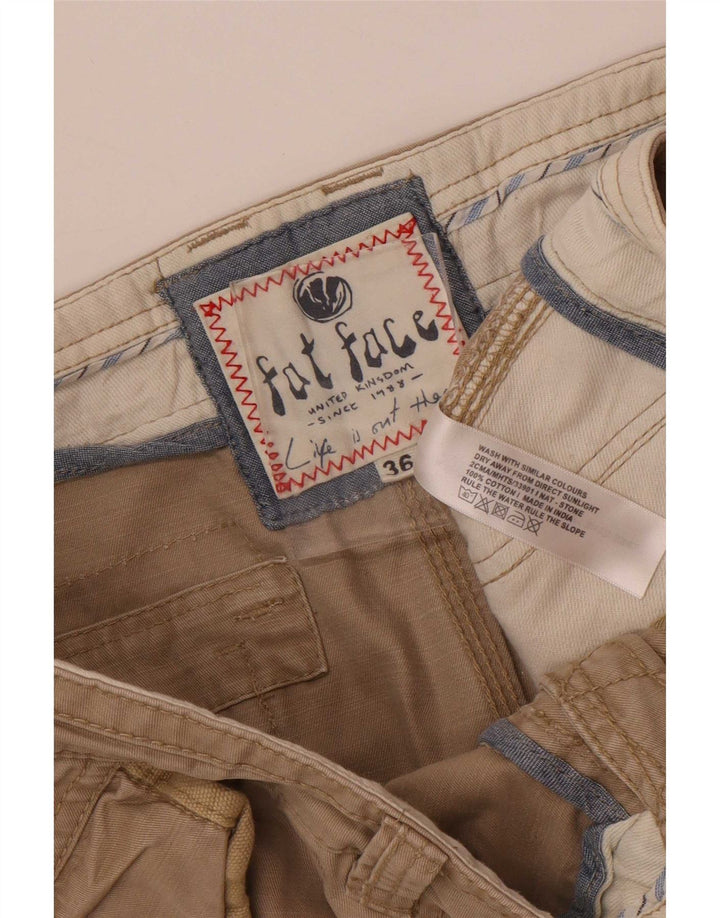 Pantaloni scurți cargo pentru bărbați Fat Face W36 Large Beige Bumbac