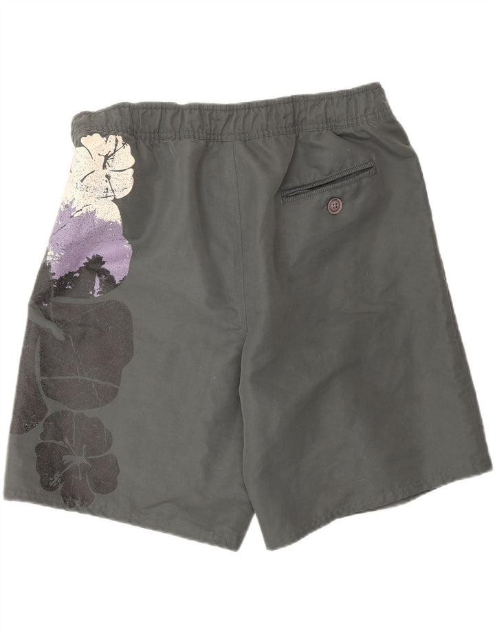 Pantaloni scurți de înot PUMA pentru bărbați, mari, gri, florale