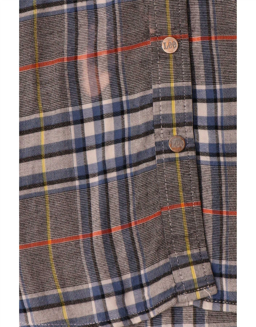 Cămașă de flanel pentru femei Lee UK 16, mare, gri, în carouri, viscoză