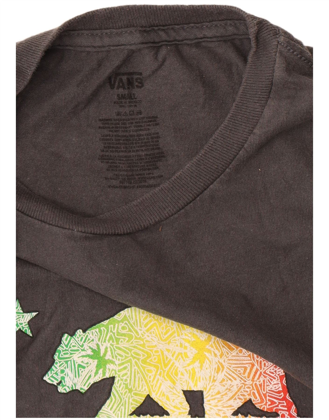 Tricou grafic Vans pentru baieti Top 8-9 ani mic gri