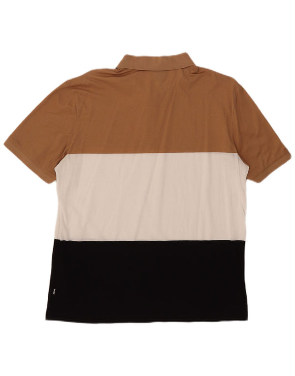 Tricou polo pentru bărbați Hugo Boss, mare, multicolor, din bumbac