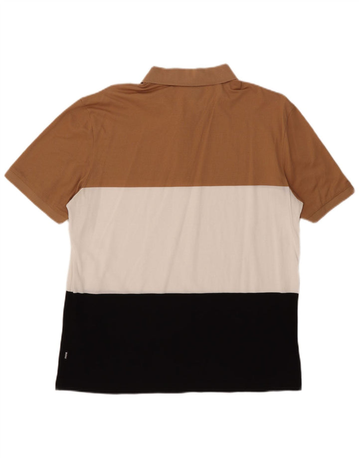Tricou polo pentru bărbați Hugo Boss, mare, multicolor, din bumbac