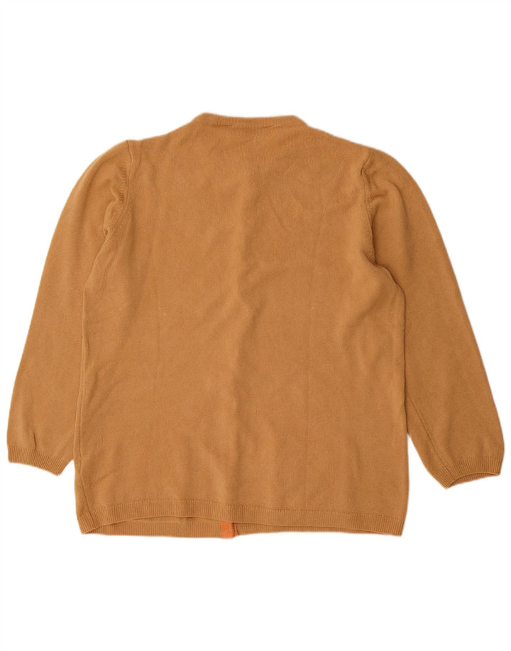 Pulover cardigan pentru femei Marks & Spencer UK 20 2XL Lână bej