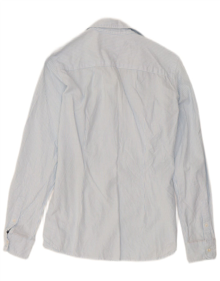 Cămașă Tommy Hilfiger pentru femei, cu tăiere obișnuită, US 4 Small Blue Pinstripe