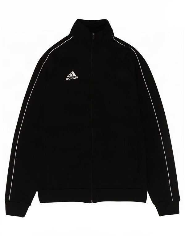Jachetă pentru trening Adidas pentru bărbați, poliester mediu negru