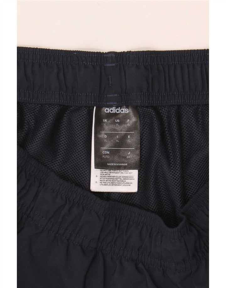 Pantaloni scurți sport pentru bărbați Adidas XL bleumarin poliester