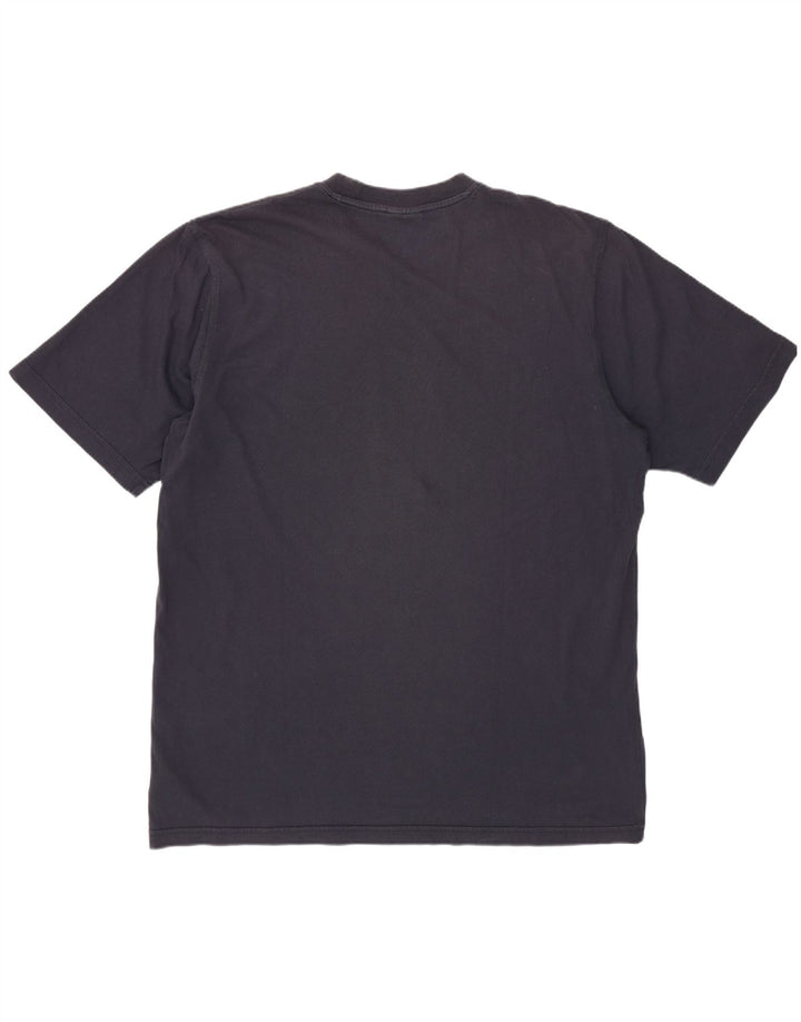 Tricou grafic ADIDAS pentru bărbați Top mare din bumbac bleumarin