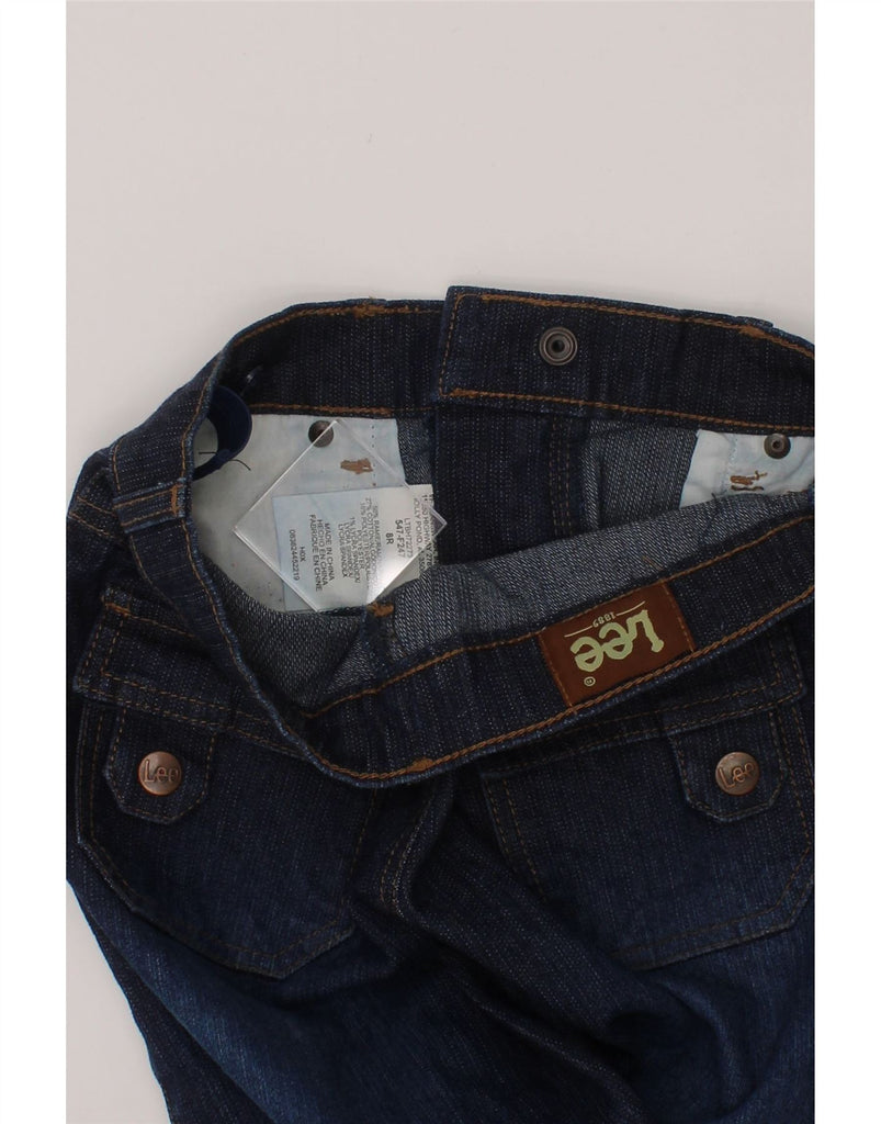 LEE Boys Capri Jeans 7-8 Years W24 L16 Blue Ramie Vintage Lee and Second-Hand Lee from Messina Hembry 