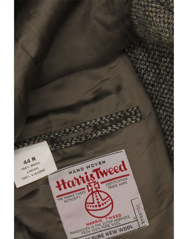 Jachetă pentru bărbați Harris Tweed UK 44 2XL Gri Lână nouă