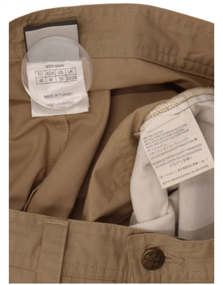 Pantaloni cargo Jack Wolfskin pentru bărbați L32 L33 poliester bej