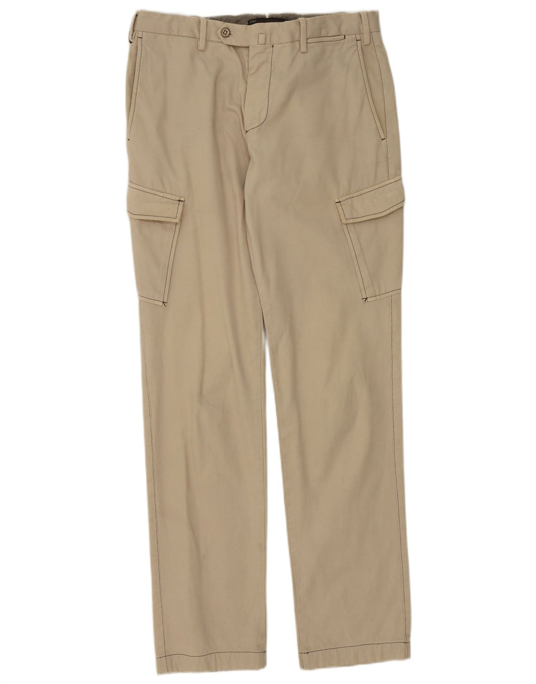 PT01 Pantaloni cargo slim pentru bărbați IT 48 Medium W32 L33 Bej Bumbac