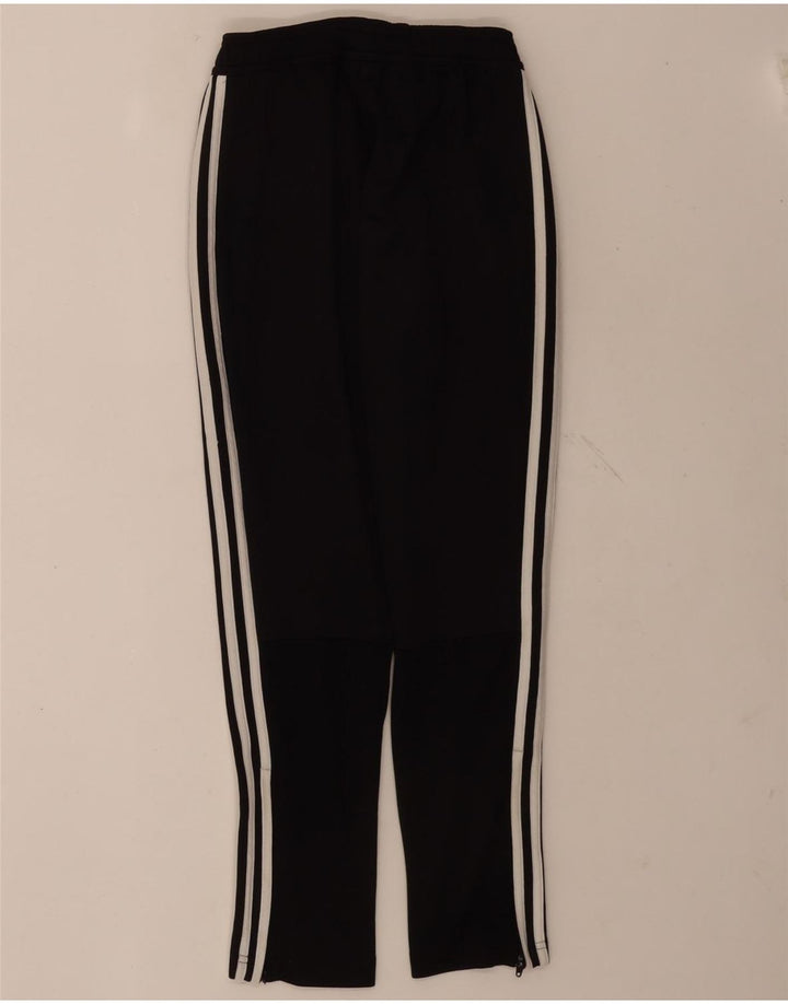 Pantaloni de trening Adidas baieti 11-12 ani poliester negru