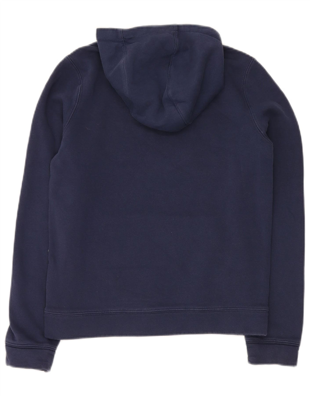 Pulover cu glugă grafic NIKE pentru băieți 12-13 ani mare, albastru bleumarin, bumbac