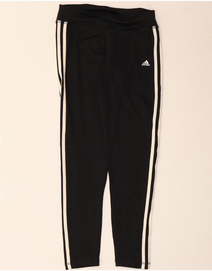 Leggings Climalite Adidas pentru femei UK 8/10 Poliester negru mic