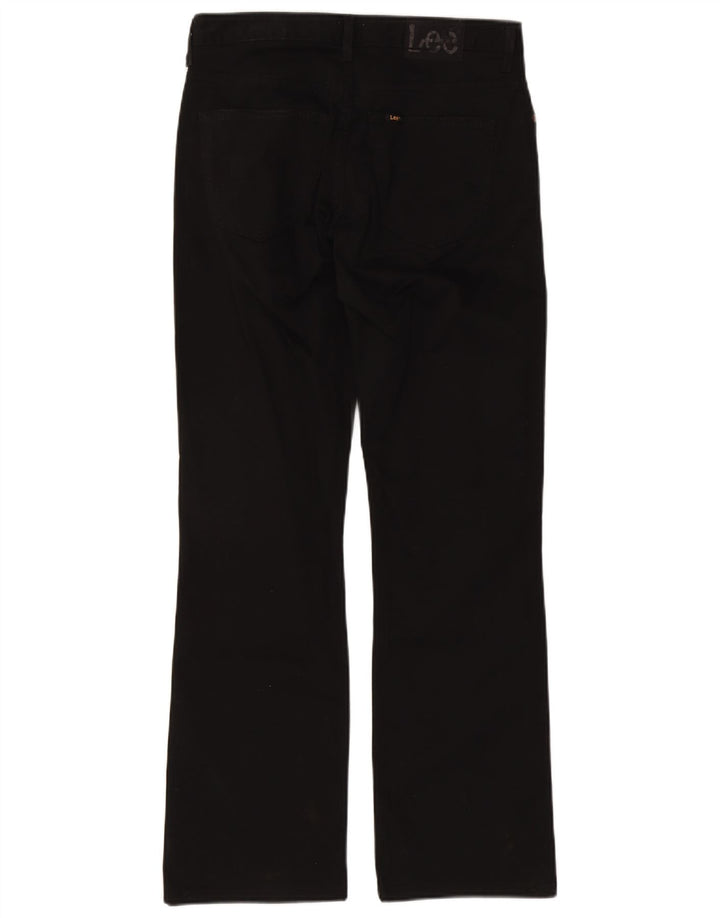 Pantaloni casual Lee Cameron Bootcut pentru femei W32 L33 bumbac negru