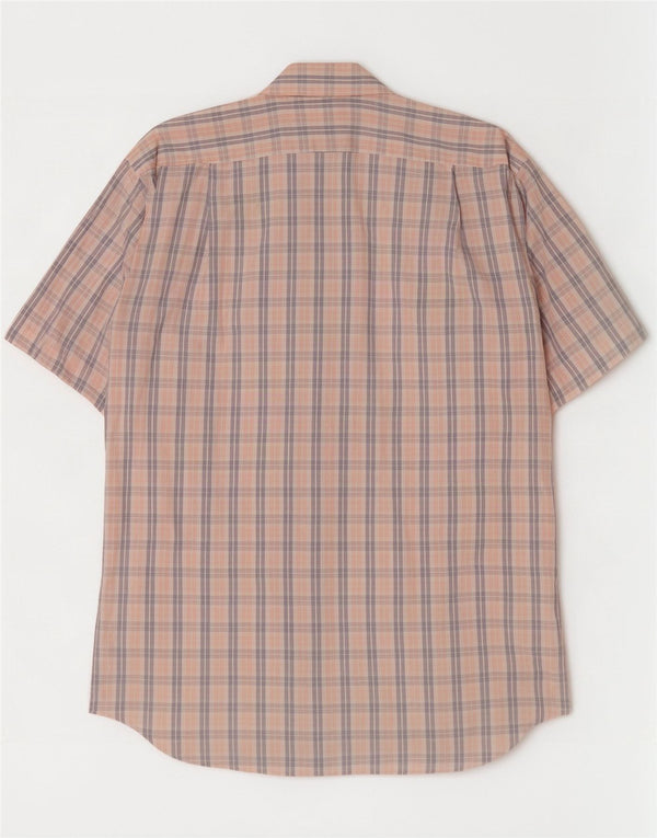 Cămașă cu mânecă scurtă pentru bărbați Hugo Boss Mărimea 16 1/2 42, mare, multicoloră