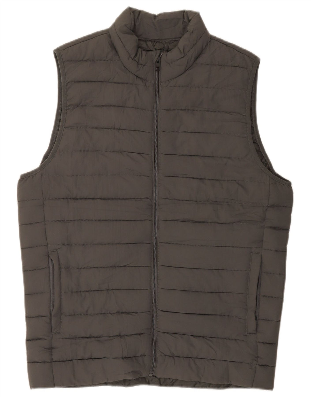 Jack & Jones Gilet căptușit pentru bărbați UK 36 Small Gri Poliester