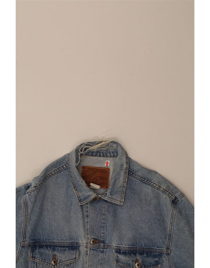 ROY ROGERS Jachetă de blugi pentru bărbați UK 38 Medium Blue