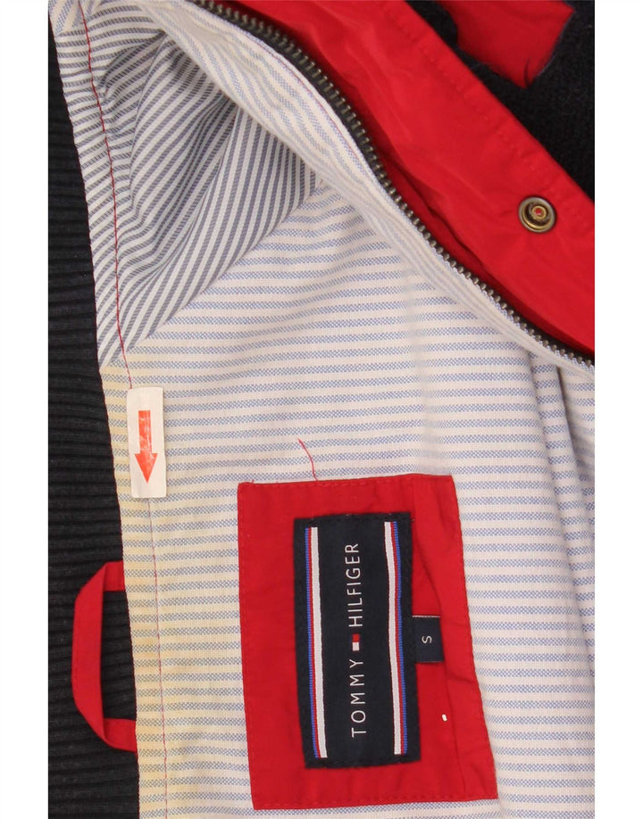 Geacă bomber grafică pentru bărbați Tommy Hilfiger UK 36, roșu mic, bloc de culoare