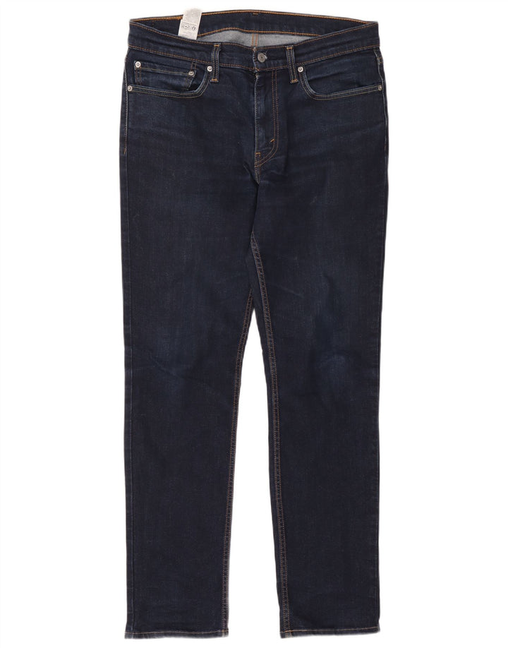 Blugi pentru bărbați Levi's 511 Slim W34 L34 Bumbac bleumarin