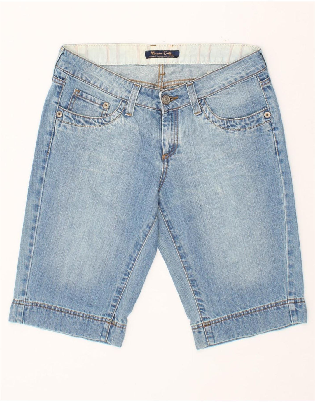 MASSIMO DUTTI Womens Denim Shorts W31 Medium Blue Vintage Massimo Dutti and Second-Hand Massimo Dutti from Messina Hembry 